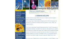 Desktop Screenshot of institut-solaire.com
